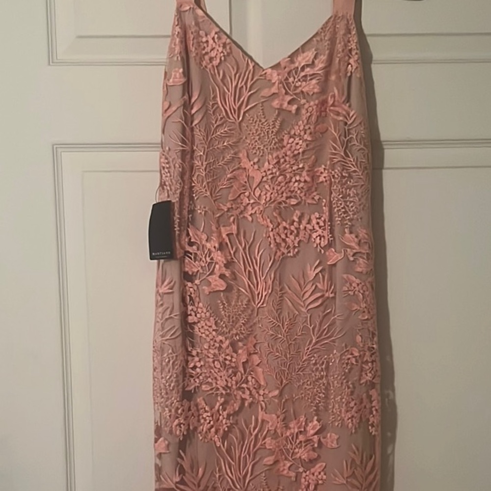 Marciano Pink Lace Dress